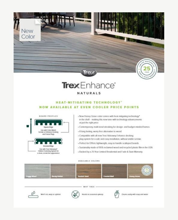 Trex Enhance® Naturals