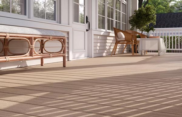 Light Brown Trex Deck